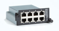 LE2700 Series Gigabit Ethernet (1000-Mbps) Hardened Temperature Switch Module - (8) 10/100/1000-Mbps Copper RJ45