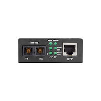 Pure Networking Gigabit Ethernet (1000-Mbps) Media Converter - 10/100/1000-Mbps Copper to 1000-Mbps Multimode Fiber, 850nm. 0.5km, SC