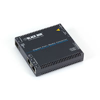 LGC5200 Series Gigabit Ethernet (1000-Mbps) PoE+ Media Converter - (2) 10/100/1000-Mbps Copper to 100/1000-Mbps Fiber SFP