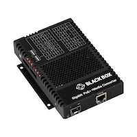 Conversor de medios Ethernet Gigabit (1000 Mbps) PoE++ - cobre 10/100/1000 Mbps a fibra 1000 Mbps SFP
