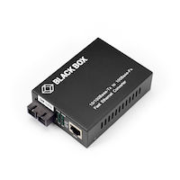 Pure Networking Fast Ethernet (100-Mbps) Media Converter - 10/100-Mbps Copper to 10/100-Mbps Singlemode Fiber, 1310nm, 20km, SC