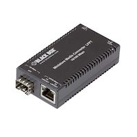 MultiPower Miniature Fast Ethernet (100-Mbps) Media Converter - 10/100-Mbps Copper to 100-Mbps Fiber SFP
