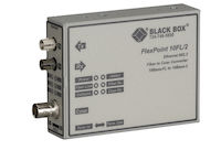 FlexPoint Ethernet (10-Mbps) Media Converter - 10-Mbps ThinNet to 10-Mbps Multimode Fiber, 850nm, 2km, ST