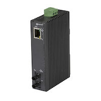 LMC270 Series Fast Ethernet (100-Mbps) Industrial Media Converter - 10/100-Mbps Copper to 100-Mbps Multimode Fiber, Hardened Temperature, 1300nm, 2km