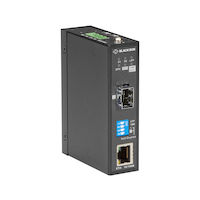 LMC280 Series Fast Ethernet (100-Mbps) Industrial Media Converter - 100-Mbps Copper to 100-Mbps Fiber SFP