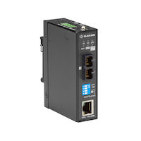 LMC280 Series Fast Ethernet (100-Mbps) Industrial Media Converter - 10/100-Mbps Copper to 100-Mbps Multimode Fiber, 1310nm, 2km, SC