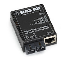 Micro Mini Fast Ethernet (100-Mbps) Media Converter - 10/100/1000-Mbps Copper to 100-Mbps Singlemode Fiber, 1310nm, 30km