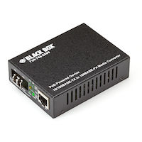 LPD500 Series Fast Ethernet (100-Mbps) PoE PD Media Converter - 10/100-Mbps Copper to 100-Mbps Multimode Fiber, 1310nm, 2km