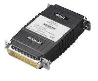 Async RS-232 to Parallel Converter - DB25 to DB25, Interface-Powered, HP JetDirect Print Server