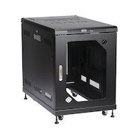Server Cabinet - 15U, 24"W x 40"D, Temp Glass