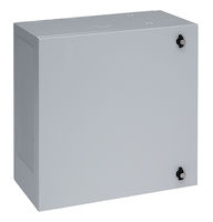 Wallmount L Style Cabinet - 24" x 24" x 12", Grey, L Door, 75-lb. (34 kg) Capacity