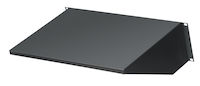 19" IT Rackmount Solid Shelf - Fixed, 3U, 12"D, 2-Point Mounting, 50 lb.
