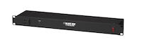 19" Rackmount Horizontal PDU with Surge Protection – 120VAC, 15A, 9-Outlet, (1) Front-Facing, (8) Rear-Facing, 9-ft. NEMA 5-15P Cord