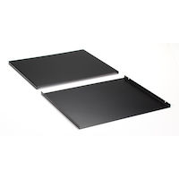 19" Rackmount Solid Shelf - Fixed, 1U, 29"D, 4-Point Mounting, 55lbs
