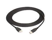 USB 2.0 Extension Cable - Type A Male to Type A Female, Black, 10-ft. (3.0-m)