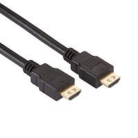 Cable Premium HDMI de alta velocidad con Ethernet y conectores con bloqueo: HDMI 2.0, 4K 60Hz UHD