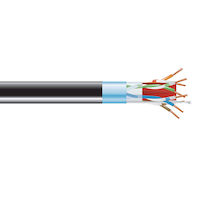 GigaTrue® CAT6A 650-MHz Solid Ethernet Bulk Cable - Shielded (F/UTP), CMP Plenum, 1000-ft. (304.8-m) Spool